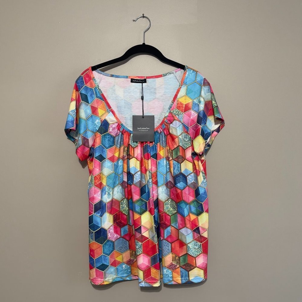 Multi-Colored Womens Blouse, S